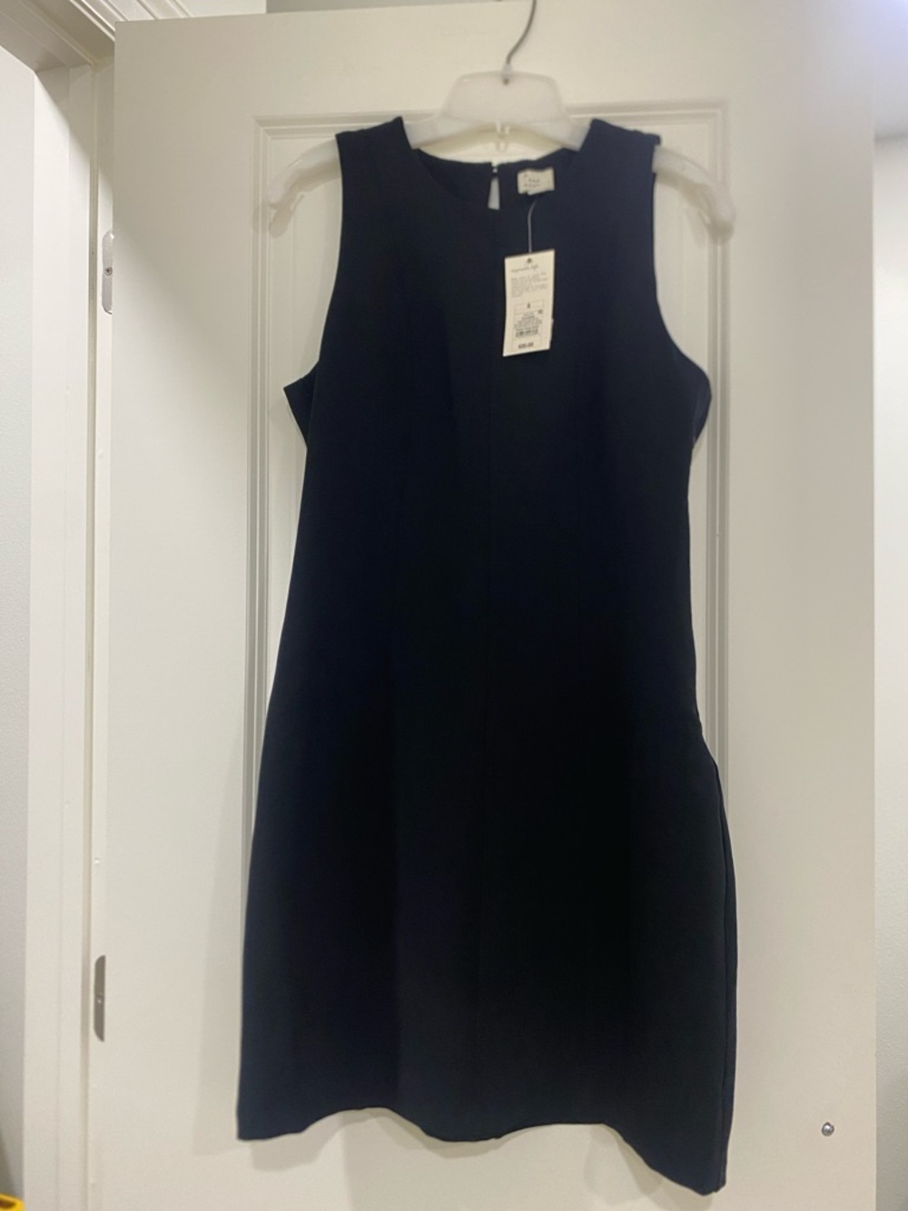 a new day Black Sleeveless Mini Shift Dress